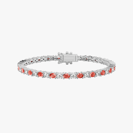 Cherry Shine Ruby Jewelry Bracelet